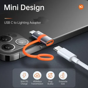 Mcdodo USB C to Ligtning Adapter,36W