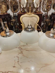 Tri Meblo Guzzini Lustera Faro 1960s