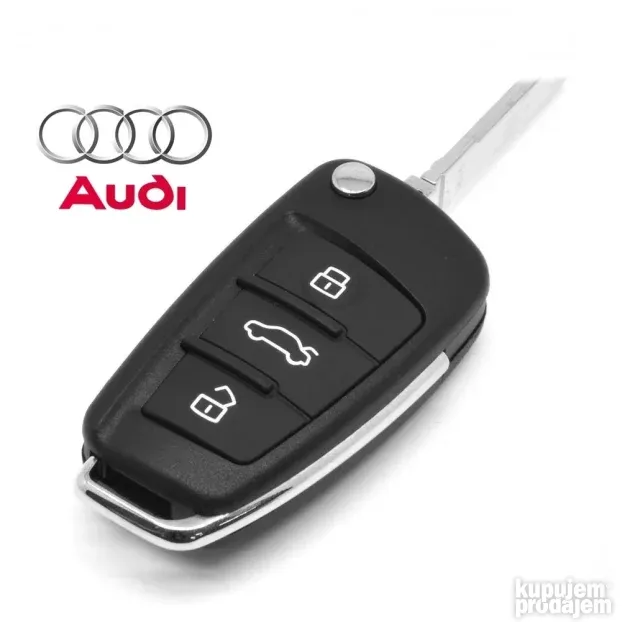 Kuciste kljuca AUDI Q7,TT,A3,A4,A6,A8 3 dugmeta NEW model