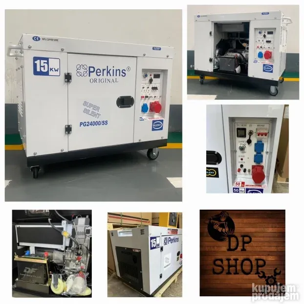 Agregat Perkins 15kw sa automatikom - NOVO - AKCIJA DO 15.7.