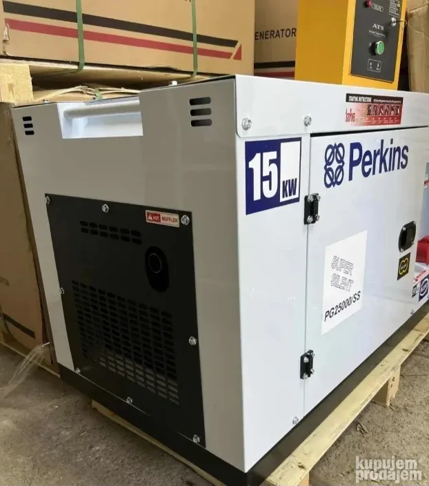 Agregat Perkins 15kw sa automatikom - NOVO - AKCIJA DO 15.7.