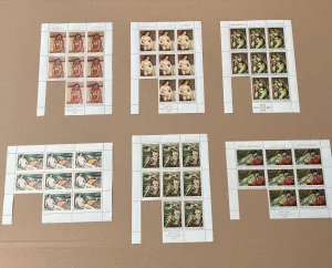 JUGOSLOVENSKA UMETNOST- AKTOVI,6 mint skoro full tabaka,1969