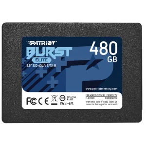 PATRIOT 480GB Burst Elite SATA 3 2.5" PBE480GS25SSDR