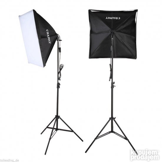 Kontinualna Rasveta Craphy 700W Softbox 60x60 - Ceo Komplet