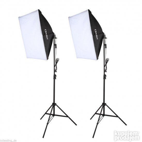Kontinualna Rasveta Craphy 700W Softbox 60x60 - Ceo Komplet