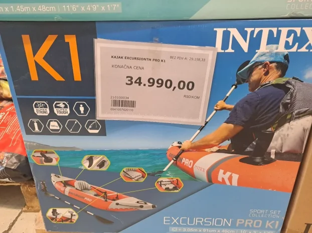 AKCIJA Kajak EXCURSIONTM pro k1