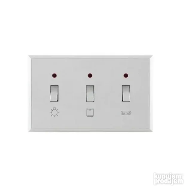 Horizontalna sklopka za kupatilo 16AX/250V keramika Metalka