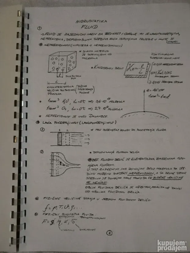 Udžbenik Statika,kinematika,dinamika,strujanje fluida u cevi