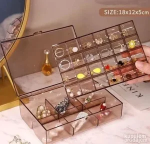 Kutija organizer za nakit sa 30 pregrada