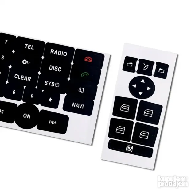 Set nalepnica za reparaciju dugmića Mercedes Benz