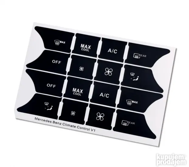 Set nalepnica za reparaciju dugmića Mercedes Benz