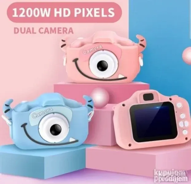 Deciji fotoaparat sa igricama Decija foto kamera