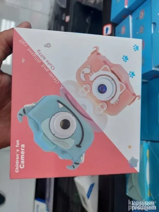 Deciji fotoaparat sa igricama Decija foto kamera