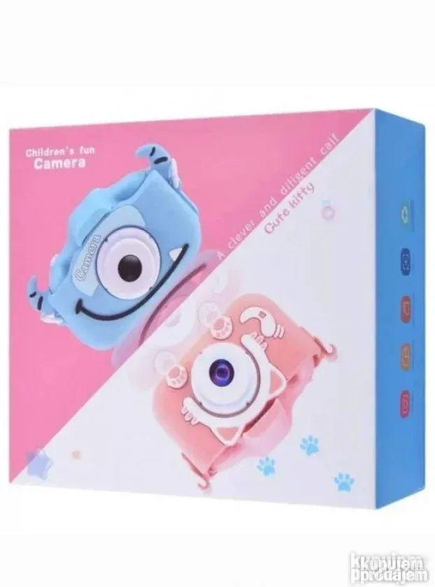 Deciji fotoaparat sa igricama Decija foto kamera