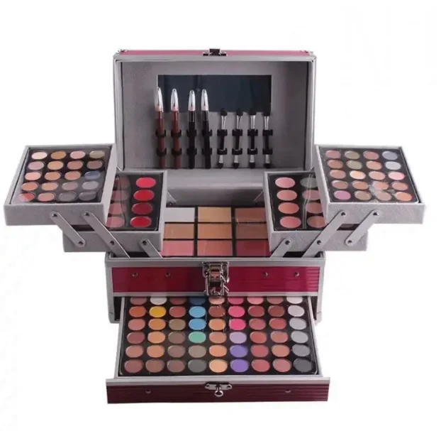 PINK KOFER SA SMINKOM komplet prenosne oprema za sminkanje