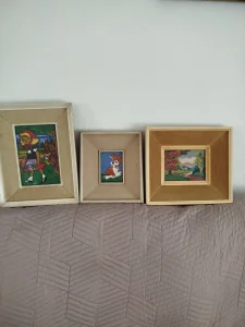 Tri etno manja goblena u etno ramovima povoljno