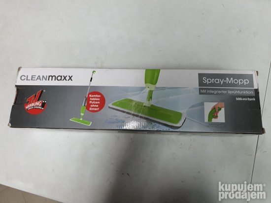 Mop Sprej sa Krpom od Mikrofibera Zeleni Mr. Maxx