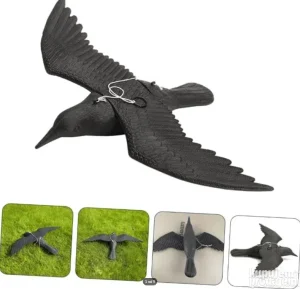 Rasterivač ptica vrana gavran u letu veliki model