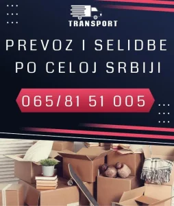 Selidbe i prevoz robe po celoj srbije