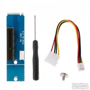 M.2 NVME M-key  adapter-kartica na PCI-E X4 riser pcie slot