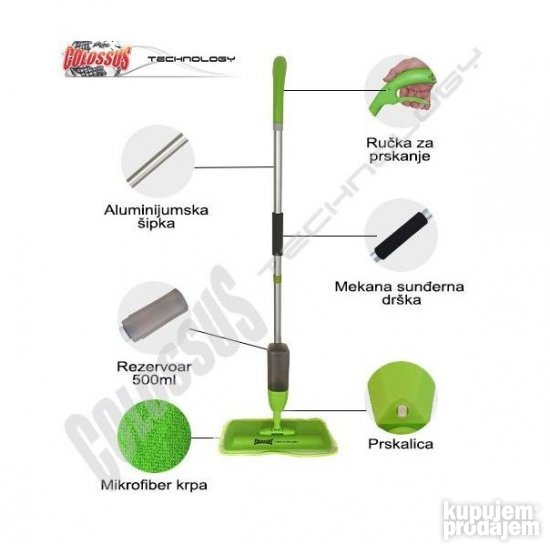 Spray mop -dzoger sa rasprsivacem ( besplatna postarina )