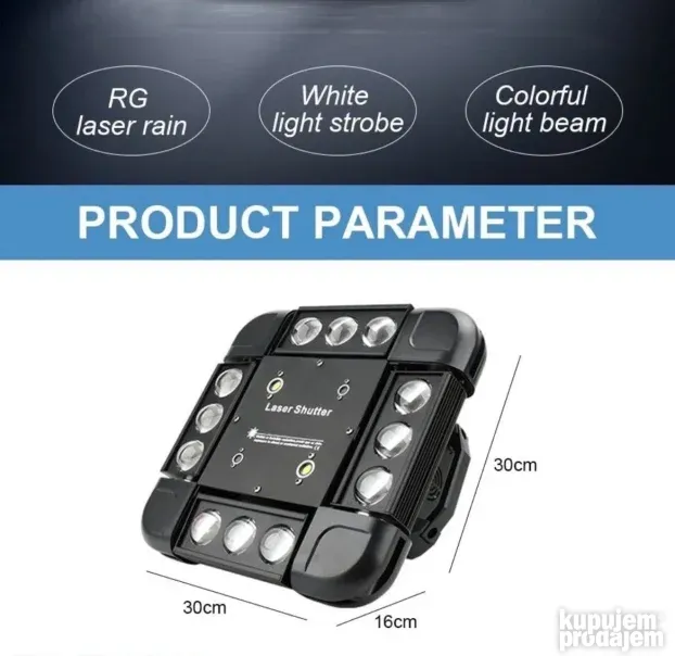 ROTO LED GLAVA laser led roto glava RGB roto glava