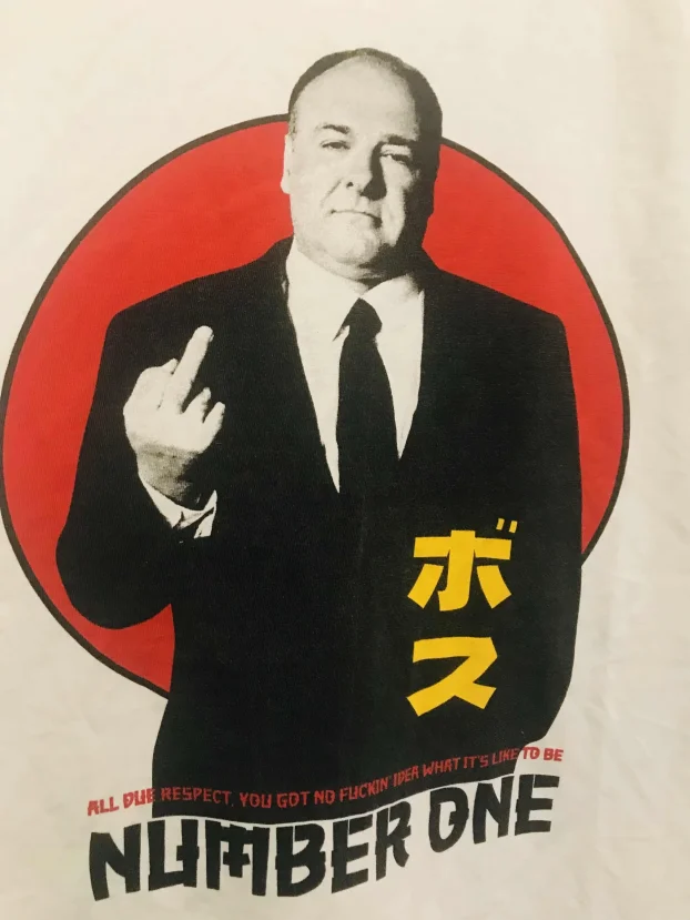 Toni Soprano-Džejms Gandolfini, atraktivna bela majica, XXL