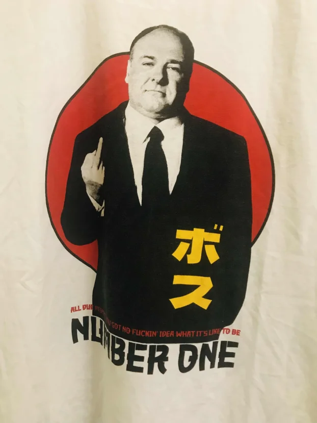 Toni Soprano-Džejms Gandolfini, atraktivna bela majica, XXL