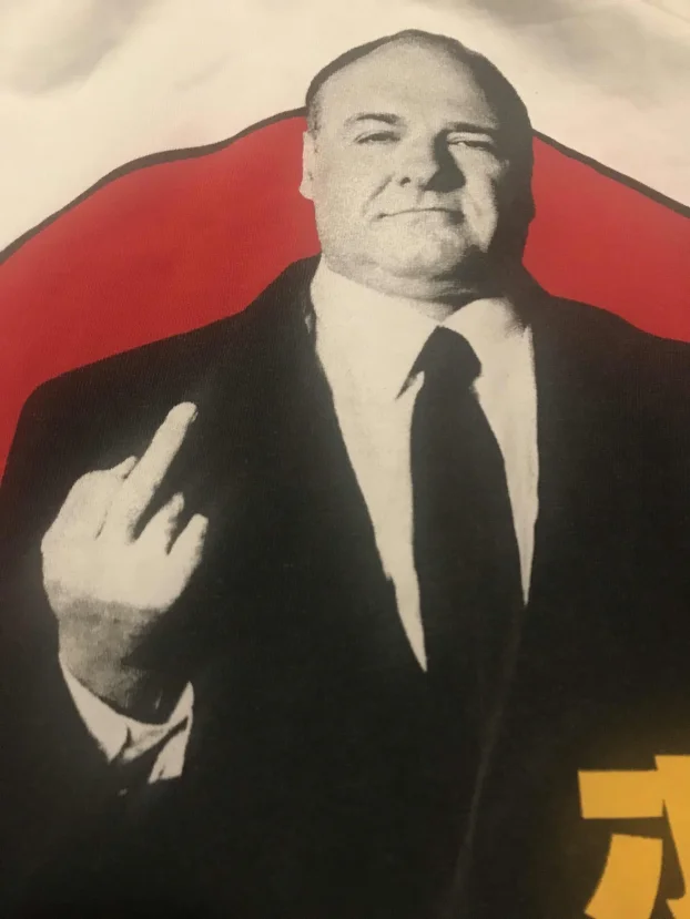 Toni Soprano-Džejms Gandolfini, atraktivna bela majica, XXL