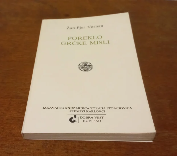 Žan-Pjer Vernan: "Poreklo grčke misli"