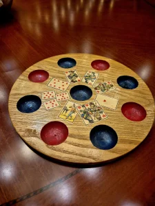Drvena cinija za kikiriki, 27 cm precnik