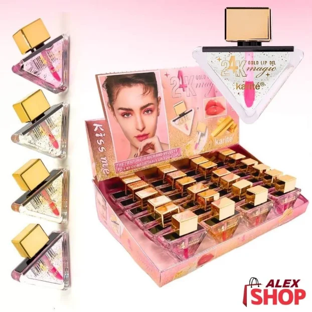 Vitaminski sjaj za usne sa 24k zlatom 100% prirodno