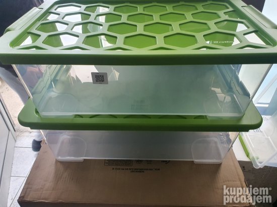 Plasticne kutije 2 komada 30l - Rotho Eva