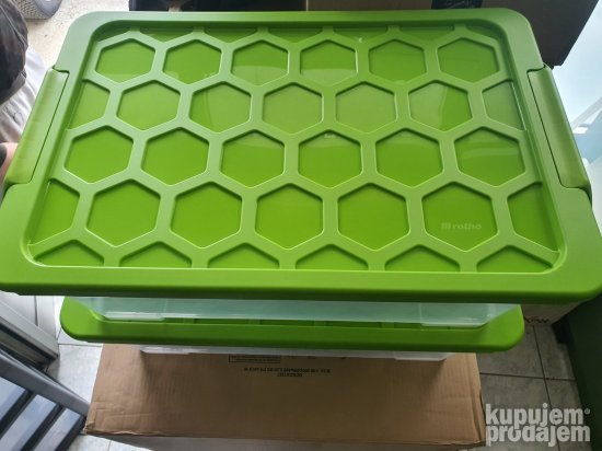 Plasticne kutije 2 komada 30l - Rotho Eva
