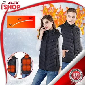 Prsluk sa grejačima za skijanje ribolov lov